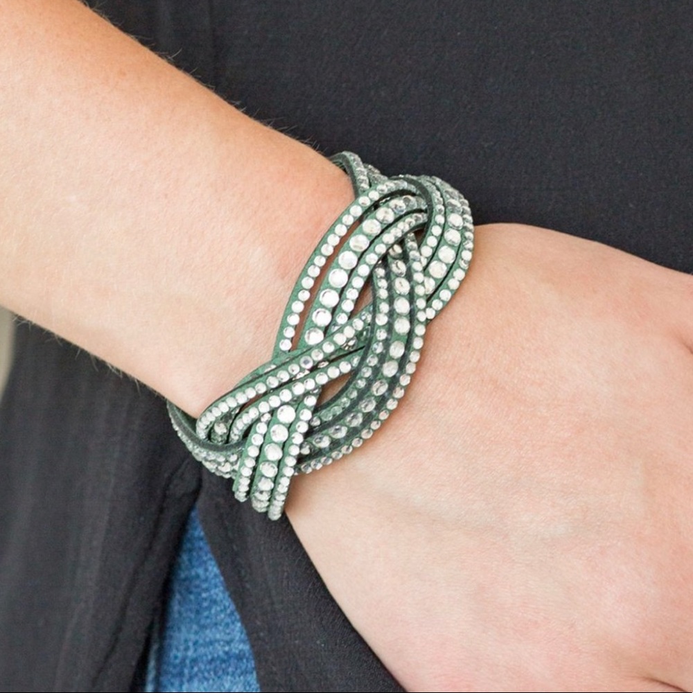 Classy Teal Wrap Bracelet